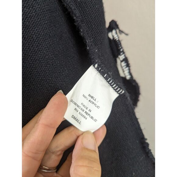 Academia Preppy High School Logo Raiderettes Cardigan Blue Button Size Wms S - Picture 9 of 13